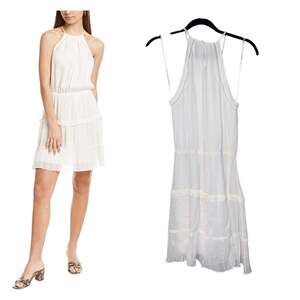 Parker Halter Ruffled Dress